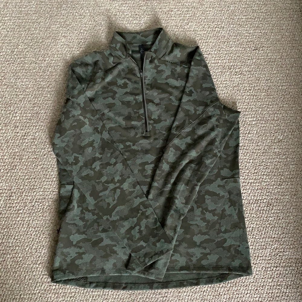 Lululemom Surge Warm 1/2 Zip Camo